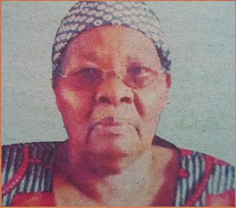 Death and Funeral Announcement of Bennedette Muthanje Njagi (Fides)