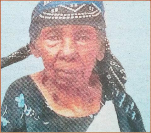 Death and Funeral Announcement of Mama Susana Kitondo Mutaki
