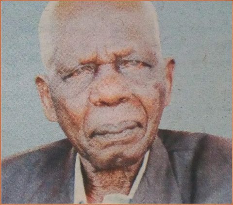Death and Funeral Announcement of Mzee Festo Omoding Ingura of Sidelewa Village, Kaliwa Location, Teso South Sub-county, Busia County.