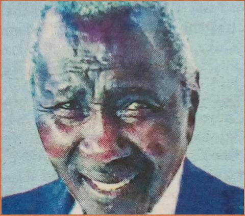 Death and Funeral Announcement of Simon B.M. Muthoka of Kyangolo