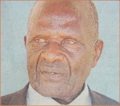 Death and Funeral announcement of David Muthini Wambua, former Deputy Provincial Education Officer, Central province, 