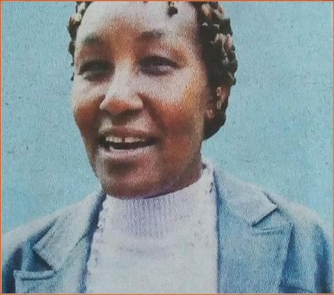 Death and Funeral announcement of Zipporah Wangari Kimani of Jamaa Grocers Nyamakima
