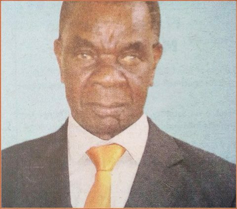 Death and funeral announcement of Henry Michael Ochieng Obiero 