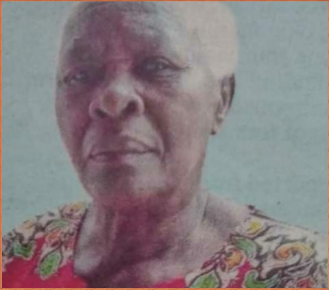 Death and Funeral Announcement Kenya of Mama Paulina Bosibori Nyabengi