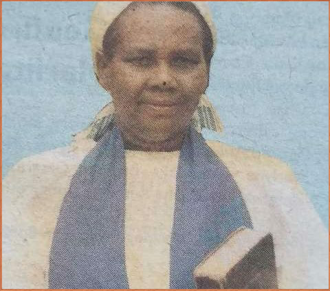 Death and Funeral Announcement of Beatrice Wughanga Njagi