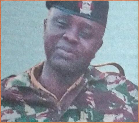 Death and Funeral Announcement of Const. Kenneth Kirimi Kimathi