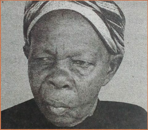 Death and Funeral Announcement of Dada Clarice Plister Oneya