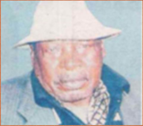 Death and Funeral Announcement of James Macharia Gitahi of Ngano village, Nyahururu