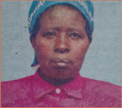 Death and Funeral Announcement of Margaret Wachinga Kibarua