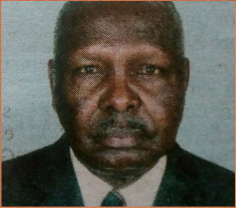 Death and Funeral Announcement of Mr Alex Michael Obondo Wanjira