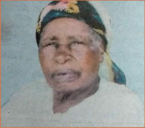 Death and Funeral Announcement of Mrs Grace Ruguru Wahome