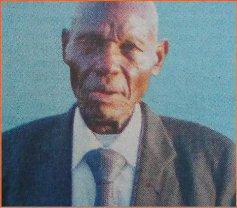 Death and Funeral Announcement of Mzee Ezekiel Gathiga Kioria