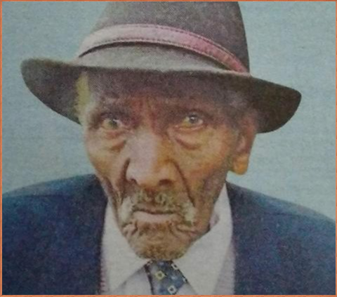 Death and Funeral Announcement of Mzee Kimwatu Kanyungu