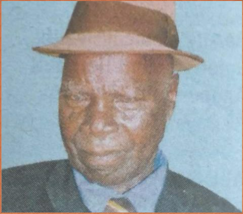 Death and Funeral Announcement of Mzee Paul Theuri Gitonga of Gaithuri Village, Nyeri County 