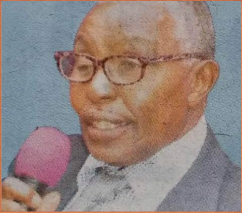 Death and Funeral Announcement of John Kamaru Kamau
